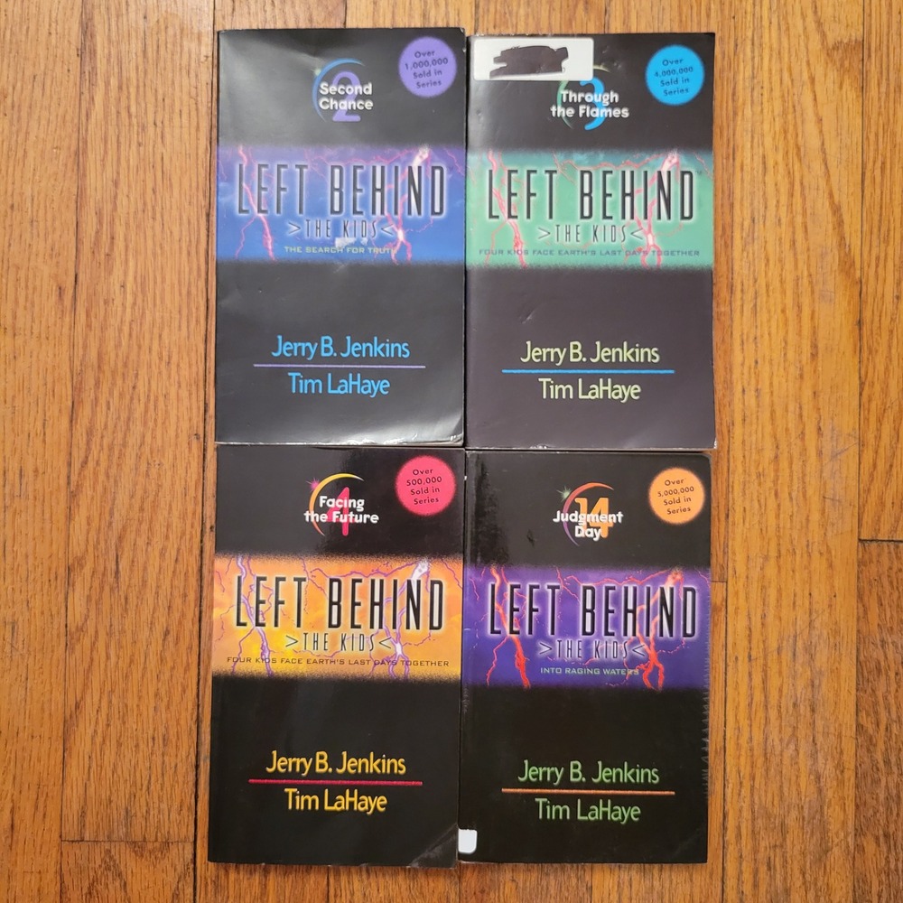 Tyndale Kids Left Behind Book Lot 2 3 4 14 Jerry Jenkins Tim LaHaye End Times